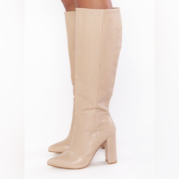 Billini Milla Tall Boot Taupe Womens Size 10 SHOW ME YOUR MUMU - Picture 2 of 10